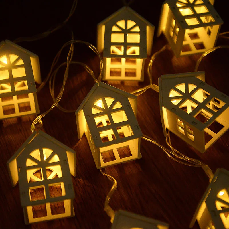 Enchanting Holiday Village String Lights