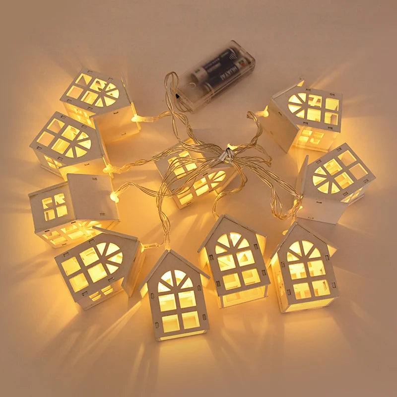 Enchanting Holiday Village String Lights