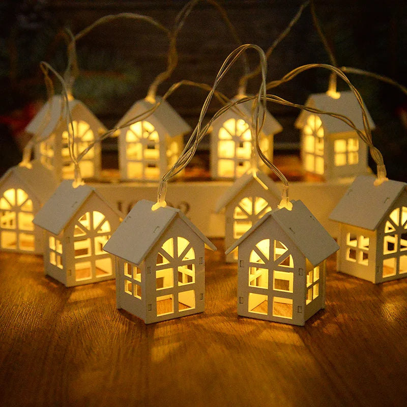 Enchanting Holiday Village String Lights